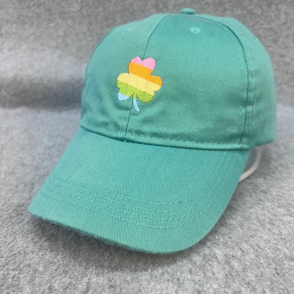 Rainbow Clover Adult Teal Unbranded Baseball Cap Snapback Hat OSFM 2953